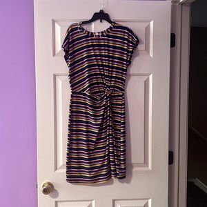 Ultra flirt striped dress